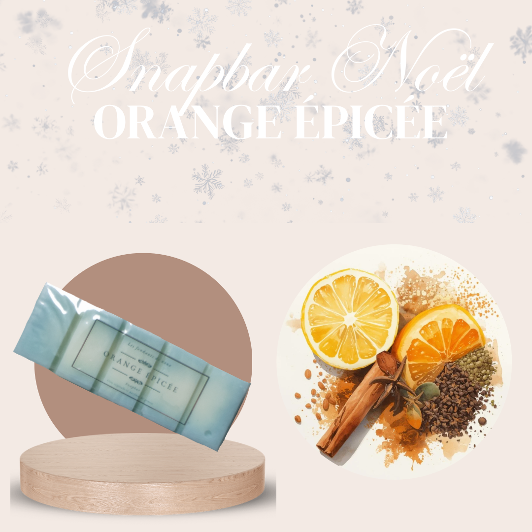Snapbar Noël - Orange épicée