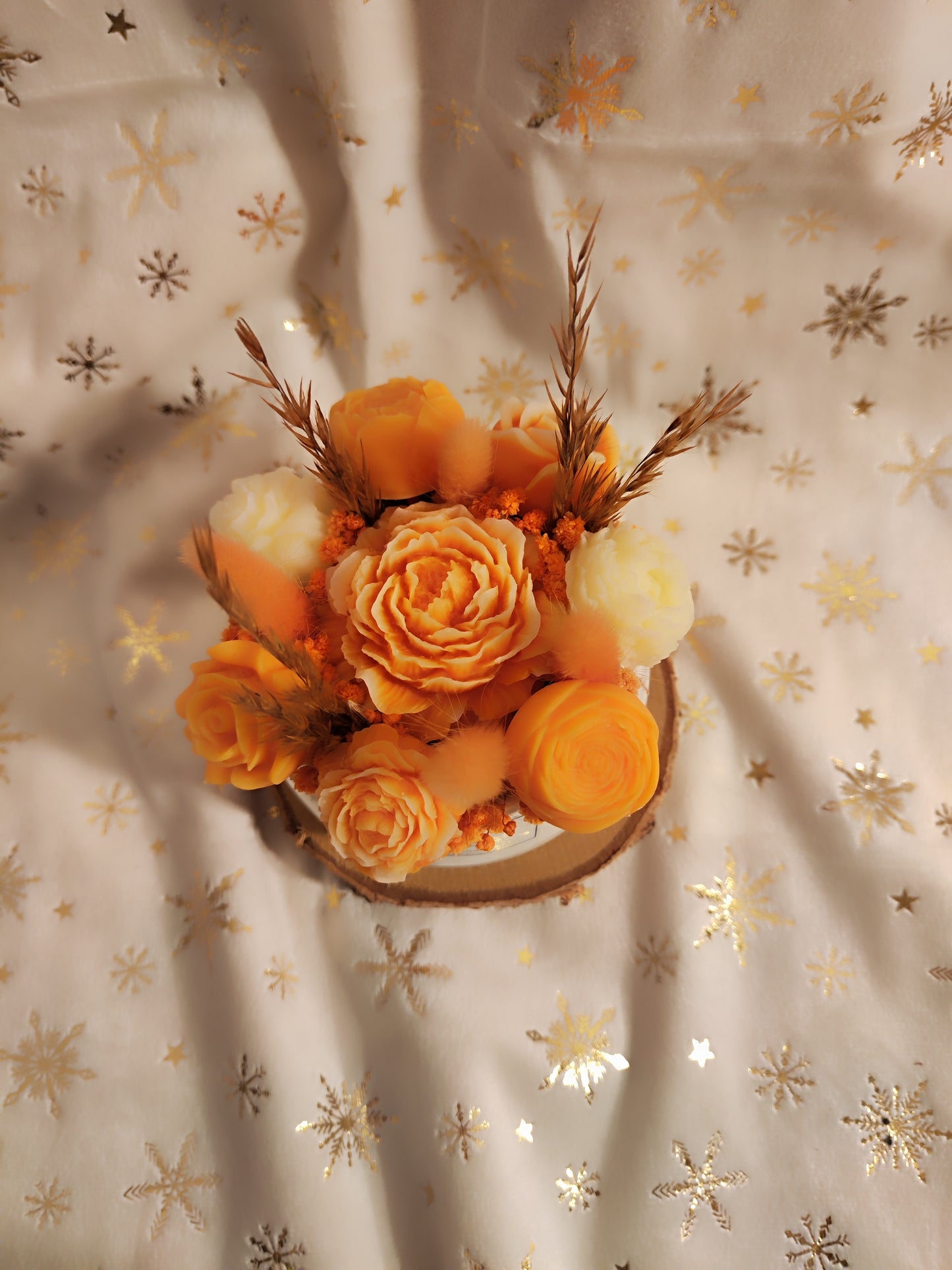Petit bouquet céramique - Orange épicée