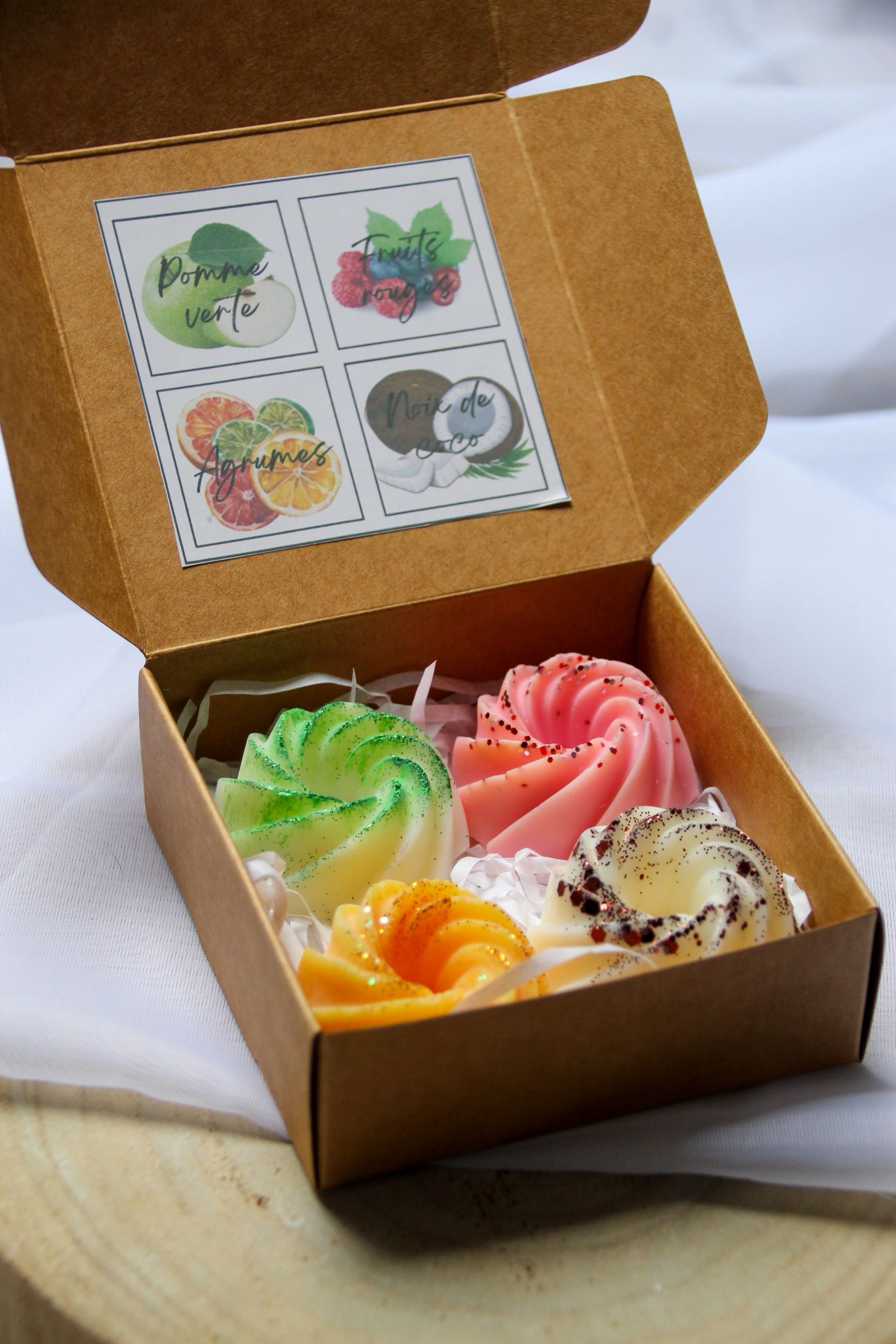 Coffret 4 fondants
