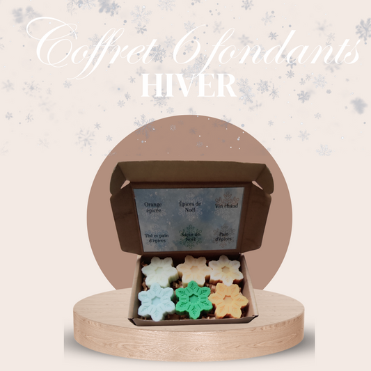 Coffret 6 fondants - Hiver