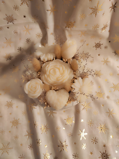 Bouquet céramique - Fleur de coton