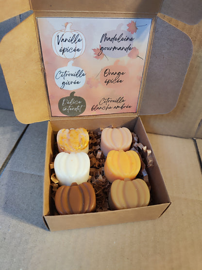 Coffret 6 fondants - Automne