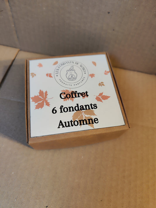Coffret 6 fondants - Automne